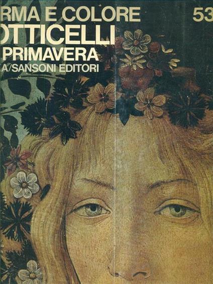 Botticelli. La primavera - Luisa Becherucci - copertina