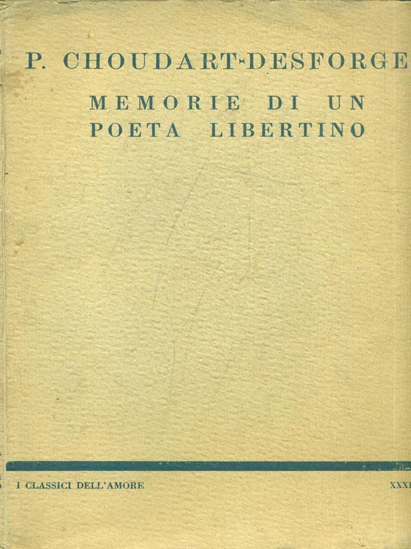 Memorie di un poeta libertino