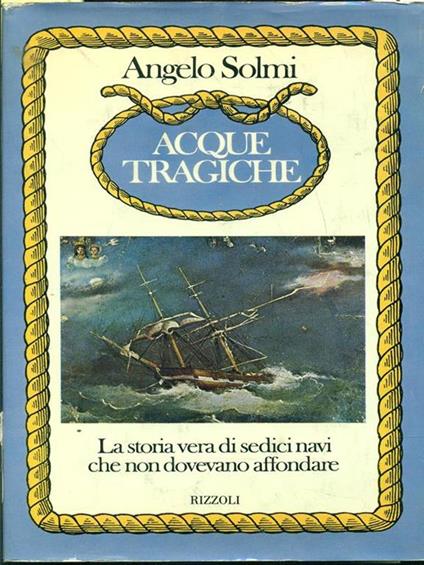 Acque tragiche - Angelo Solmi - copertina