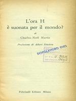 ora H è suonata per il mondo?