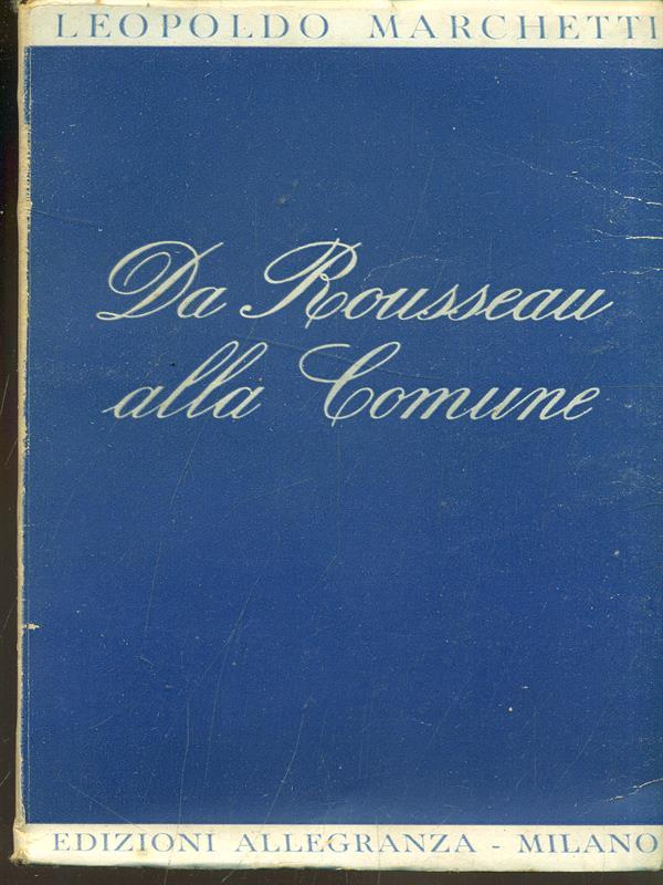 Da Rousseau alla Comune