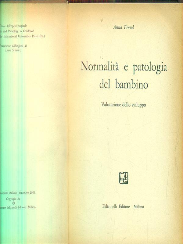 Normalità e patologia del bambino