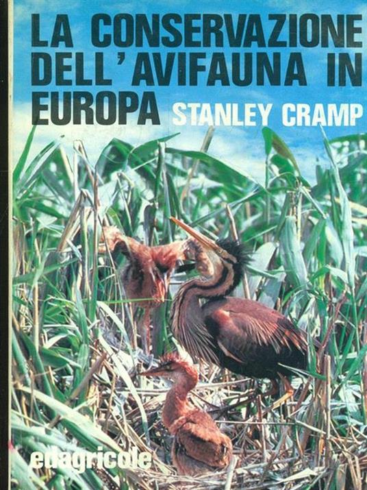 La conservazione dell'avifauna in Europa - Stanley Cramp - copertina