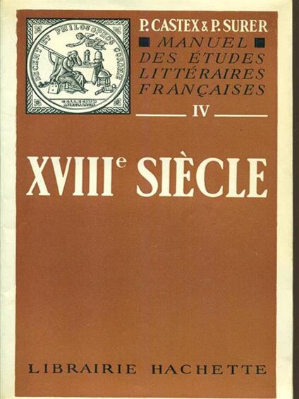 XVIIIe Siecle - copertina