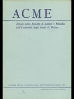 Acme. Vol. XXXVII. Fascicolo III