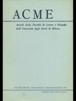 Acme. Vol. XXXVII. Fascicolo II