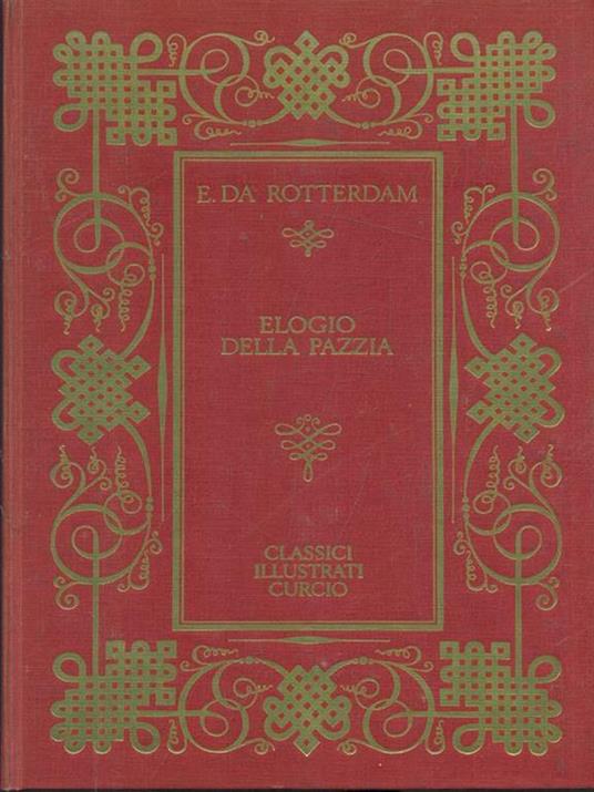 Elogio della pazzia - Erasmo da Rotterdam - copertina