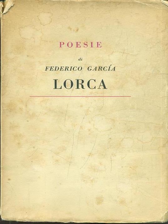 Poesie - Federico García Lorca - copertina
