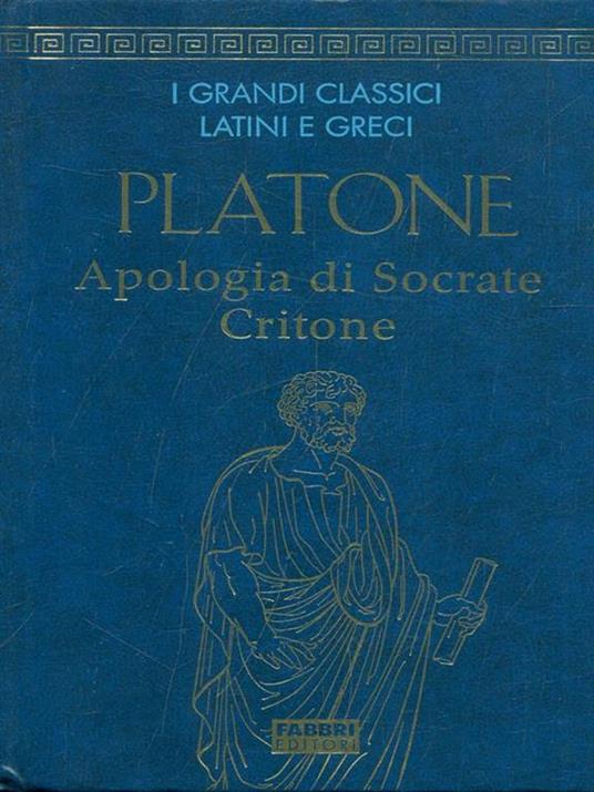 Apologia di Socrate-Critone - Platone - copertina