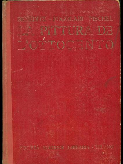 La pittura de l'Ottocento parte seconda - copertina