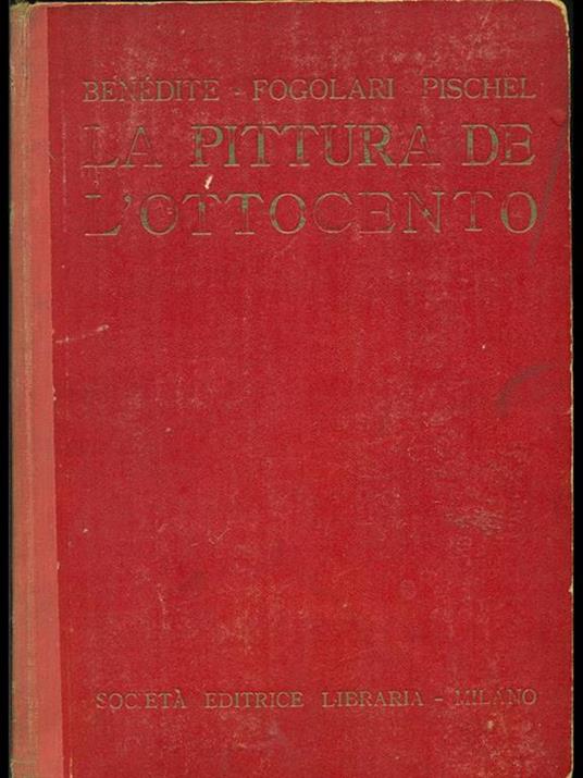 La pittura de l'Ottocento parte seconda - copertina