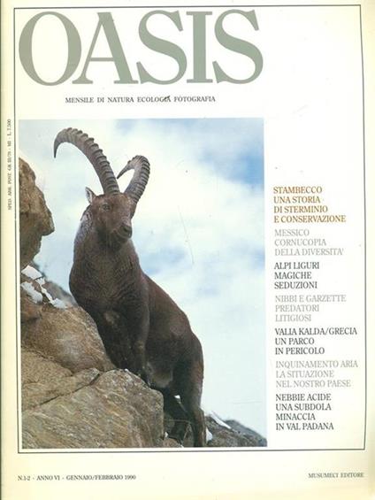 Oasis n.1-2/1990 - copertina