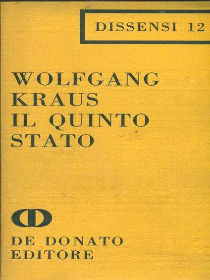 Il quinto stato - Wolfgang Kraus - copertina