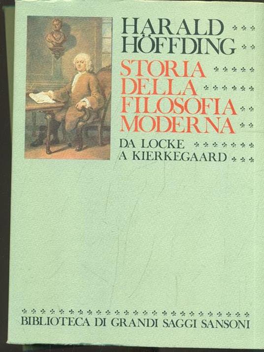 Storia della filosofia moderna 2vv - Harold Hoffding - copertina