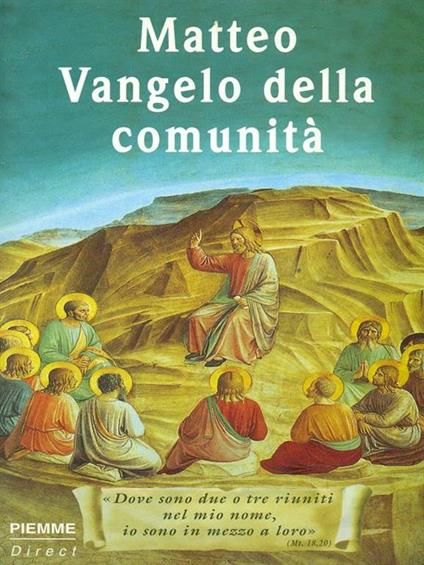 Matteo. Vangelo della Comunità - Pietro Vanetti - copertina