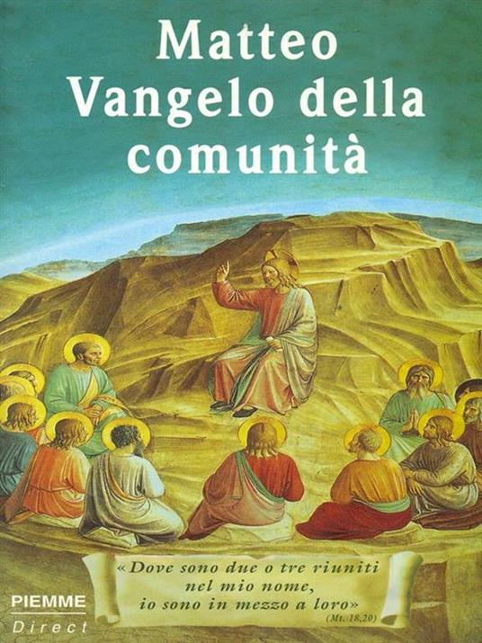 Matteo. Vangelo della Comunità - Pietro Vanetti - copertina