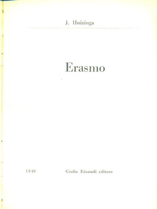 Erasmo - copertina