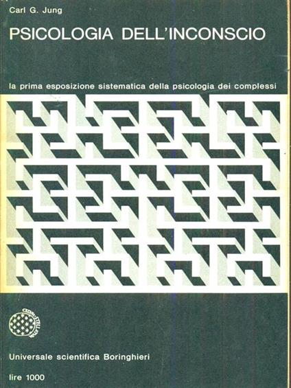 Psicologia dell'inconscio - Carl Gustav Jung - copertina