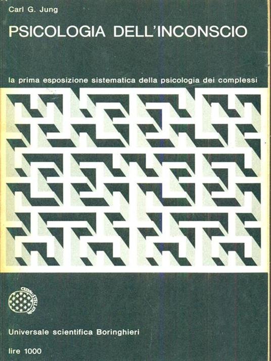 Psicologia dell'inconscio - Carl Gustav Jung - copertina