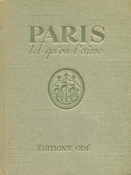 Paris tel qùon l'aime - Doré Ogrizek - copertina