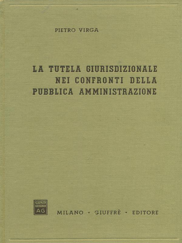 La tutela giurisdizionale nei confronti della Pubblica Amministrazione