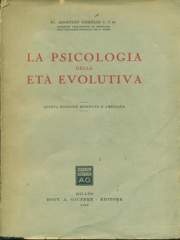 La psicologia della età evolutiva