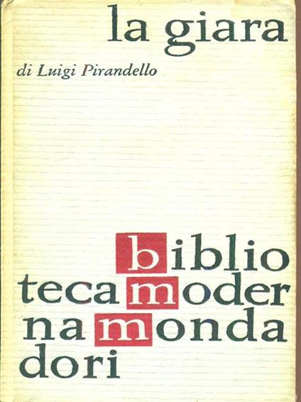 La giara - Luigi Pirandello - copertina