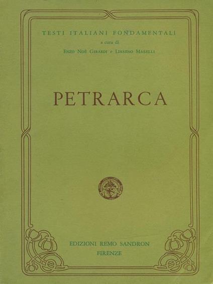 Petrarca - Noé Girardi,Lisseno Maselli - copertina