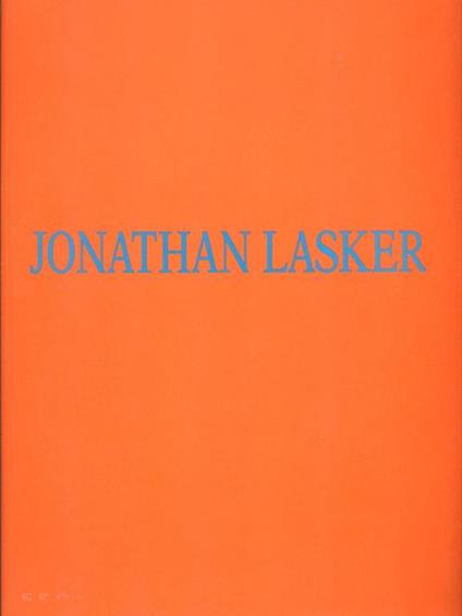 Jonathan Lasker - copertina
