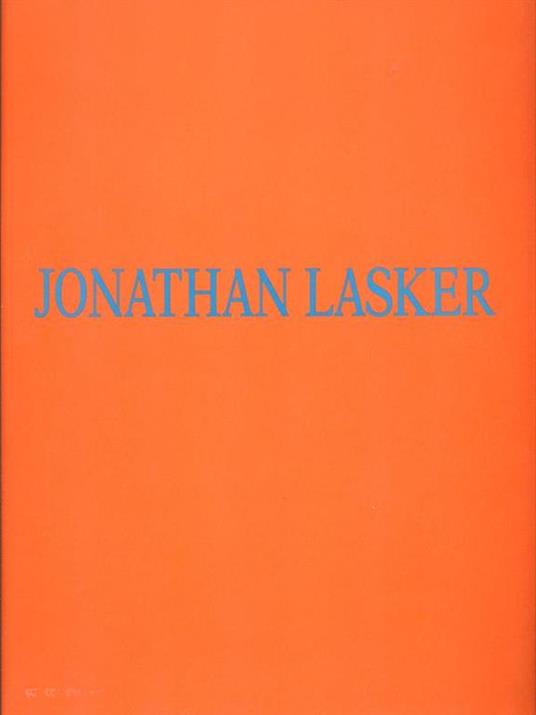 Jonathan Lasker - copertina