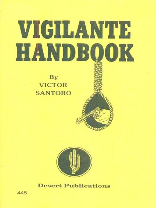 Vigilante Handbook - Victor Santoro - copertina