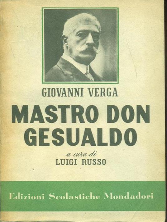 Mastro Don Gesualdo - Giovanni Verga - copertina