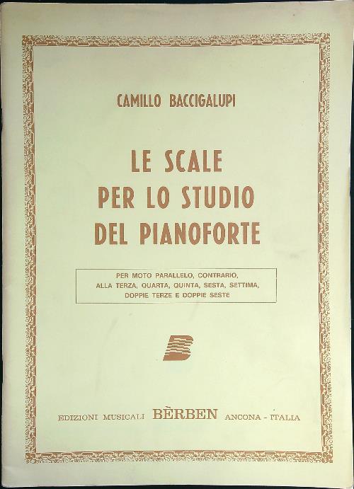 Le scale per lo studio del pianoforte