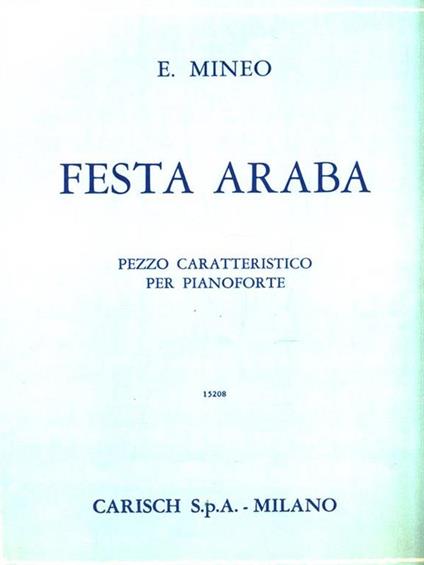 Festa Araba - E. Mineo - copertina