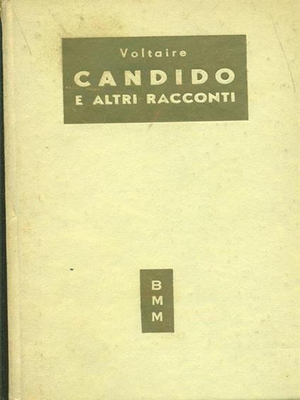 Candido e altri racconti - Voltaire - copertina
