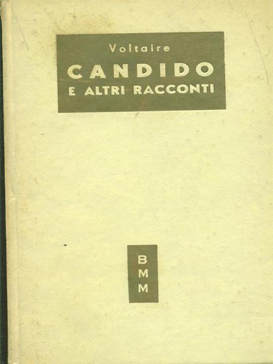 Candido e altri racconti - Voltaire - copertina