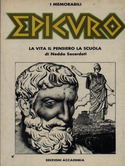 Epicuro - Nedda Sacerdoti - copertina