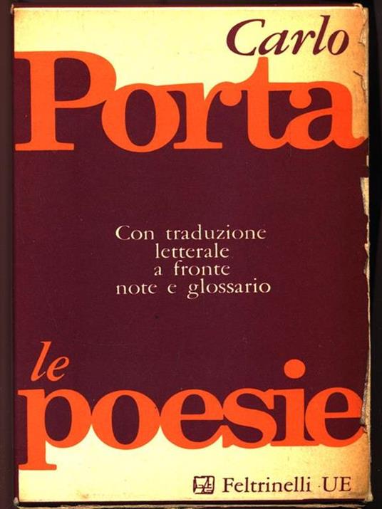 Le poesie. 2 Volumi - Carlo Porta - copertina