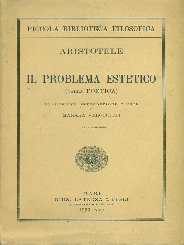 Il problema estetico