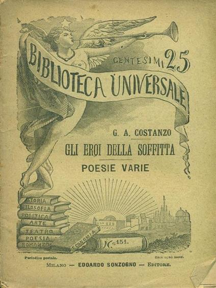 Gli eroi della soffitta e poesie varie - copertina