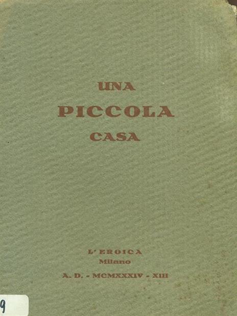 Una Una piccola casa - copertina