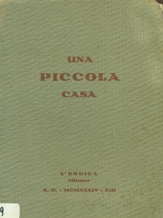 Una Una piccola casa - copertina
