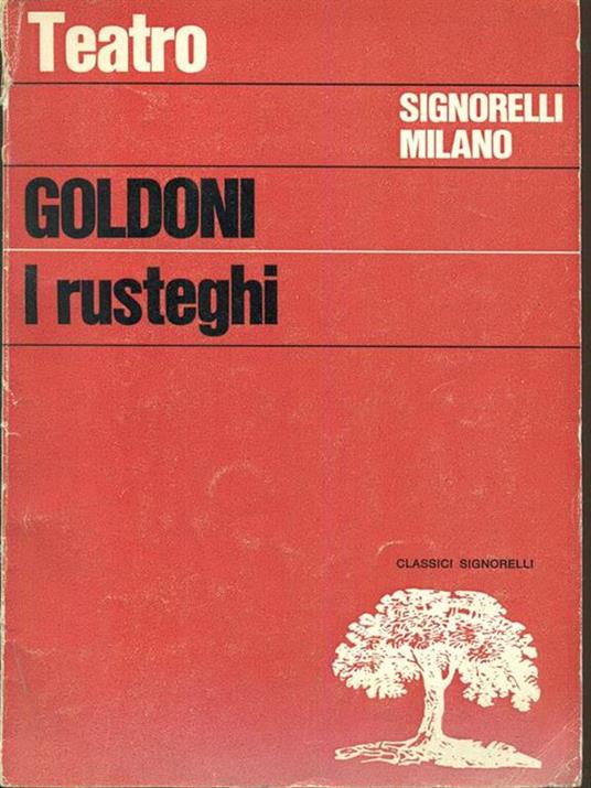 I rusteghi - Carlo Goldoni - copertina