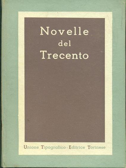 Novelle del Trecento - copertina