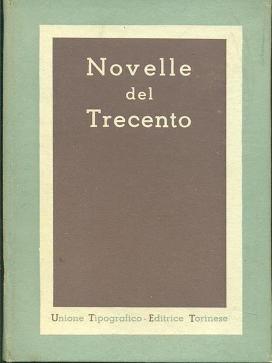 Novelle del Trecento - copertina