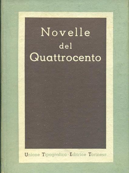 Novelle del Quattrocento - Giuseppe Fatini - copertina