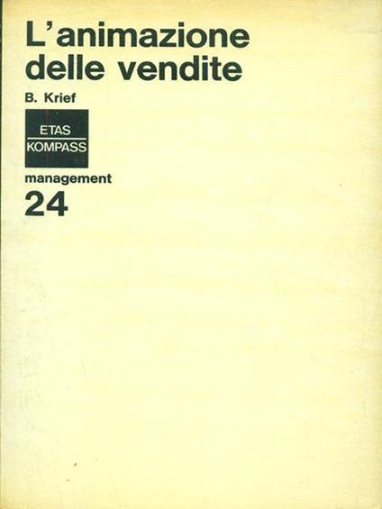 L' animazione delle vendite - Bernard Krief - copertina
