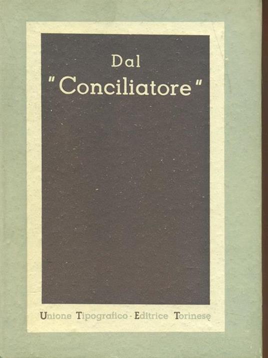 Dal Conciliatore - Pier Angelo Menzio - copertina