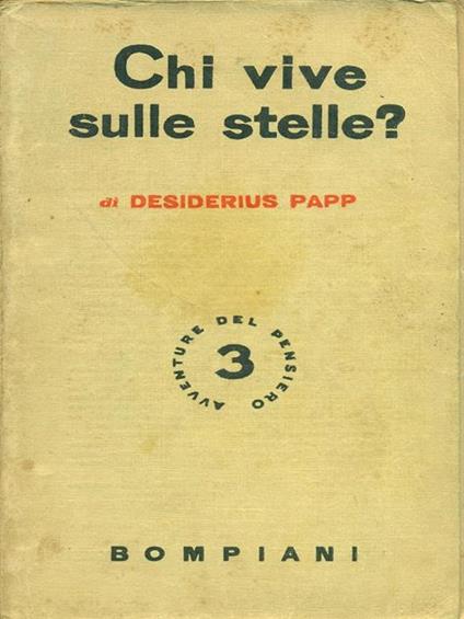 Chi vive sulle stelle? - Desiderius Papp - copertina