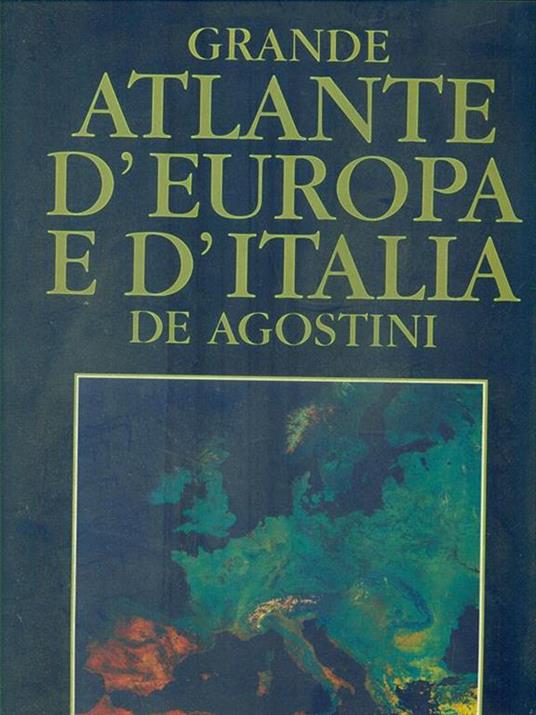 Grande atlante d'Europa e d'Italia - copertina